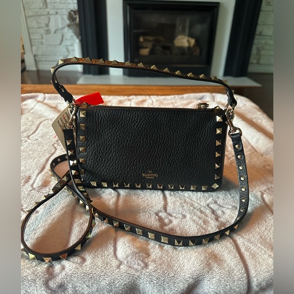 Authentic Valentino Garavani as new Rockstud black bag - Picture 1 of 13